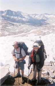 Hooter & Snowman atop Glenn Pass