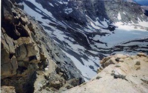 PCT-ps-Forrester Pass, looking back at the trail17