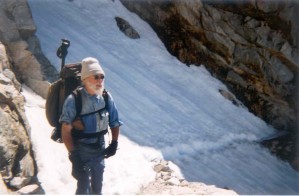 The chute below Forrester Pass